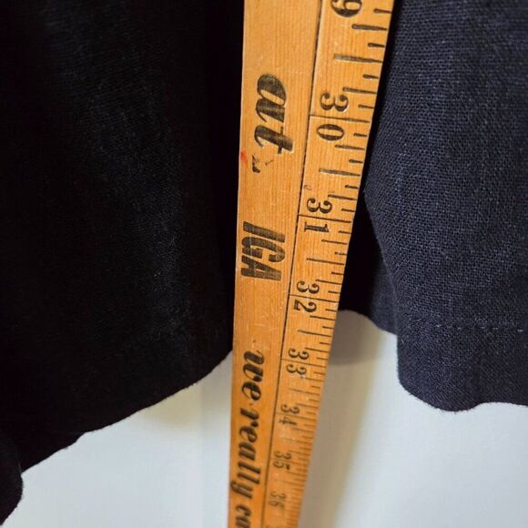 EUC OLD NAVY BLACK LINEN BLEND TANK ROMPER SIZE LARGE - Picture 15 of 16